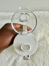 Load image into Gallery viewer, Daily Bible Affirmations Edition, 20oz Frosted Glass Water Bottle, Flip Top Lid w Strap Included, Affirmation, Mother's Day, Water Tracker