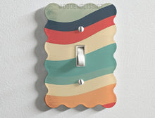 Load image into Gallery viewer, Light Switch Cover, Retro Groovy Decor Abstract, Laser Cut Acrylic, Home Decor, Single Standard or Rocker Switch, Cute Switch Cover