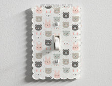 Load image into Gallery viewer, Light Switch Cover Plate, Cute Woodland Animals, Gender Neutral Decor, First Home Decor, Switch Plate Cover, Handmade in USA