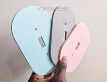 Load image into Gallery viewer, Matte Finish Light Switch Cover, Oval, Home Decor, Minimalist, Contemporary, Modern Design Switch Cover, Housewarming Gift, Children Decor