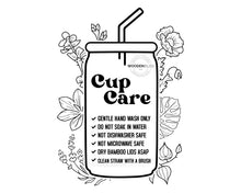 Load image into Gallery viewer, Faith Based Glass Cup, God is Within Her, Bible Scripture, Christian Gift, Iced Coffee Mug, Frosted Glass Tumbler, Birthday, Gift For Her
