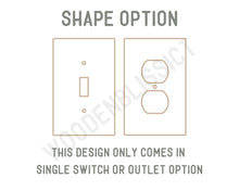 Load image into Gallery viewer, Light Switch Cover Plate, Bathroom Bedroom Decor, House warming, Home Decor, Inspirational, Children Room Decor, Minimalist Decor, Uplifting
