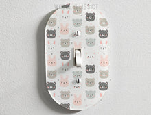 Load image into Gallery viewer, Light Switch Cover Plate, Cute Woodland Animals, Gender Neutral Decor, First Home Decor, Switch Plate Cover, Handmade in USA

